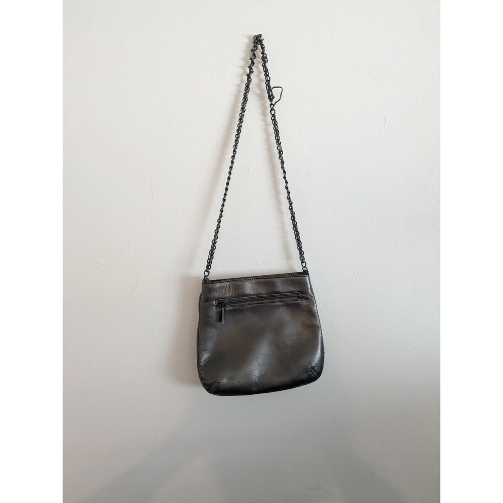 VANEli Women's Gray Sidebag w/ Gunmetal Chain Strap
